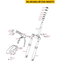 Kymco Halter f. Kotflügel MA2572