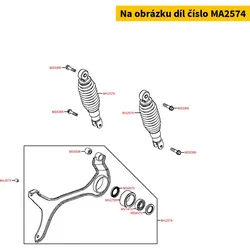 Kymco Schwingarm hinten re. MA2574