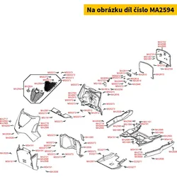 Kymco Gitter f. Kühlergrill MA2594