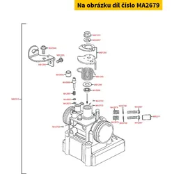Kymco Feder f. Standgasschraube MA2679