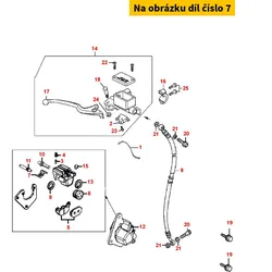 Kymco Halteblech f. Bremsbeläge MA2727