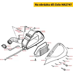 Kymco Dichtung f.Luftfiltergehäuse MA2747