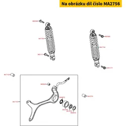 Kymco Gummilager MA2756