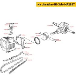 Kymco Kolbenringsatz MA2857