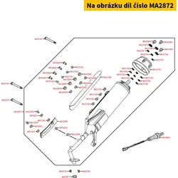 Kymco Auspuff kpl. MA2872