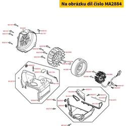 Kymco Stator Lima D402 MA2884