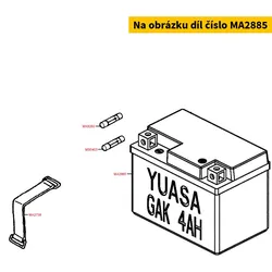 Kymco Batterie Kymco TTZ10S 12V 8,6Ah MA2885