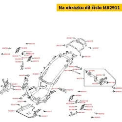 Kymco Halter Frontverkleidung MA2911