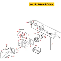 Kymco Zylinderfussdichtung MA3012