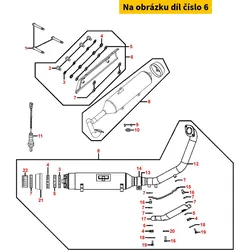 Kymco Auspuffblende MA3067