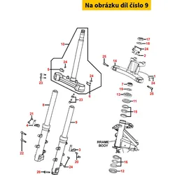 Kymco Gabelholm li. kpl. MA3174