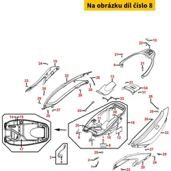 Kymco Spritzschutzgummi MA3227