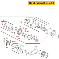 Kymco Mutter G40 SK50 Feingewinde MA3275
