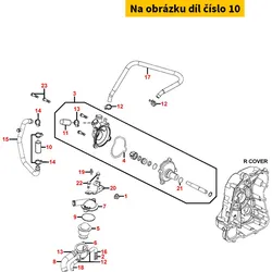 Kymco Gummihülle (Verstärkung) MA3400