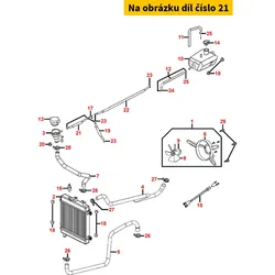 Kymco Kühlwasserschlauch 3,5x40 MA3620