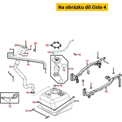 Kymco Benzintank MA3766