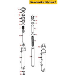 Kymco Hülse f. Gabelfeder MA3830