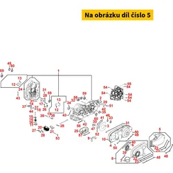 Kymco Abdeckung Variodeckel hinten MA3869