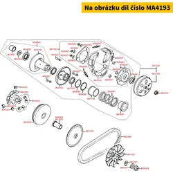 Kymco Riemenscheibe aussen MA4193