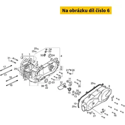 Kymco Variomatikdeckel schwarz matt MA4237
