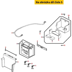 Kymco Batteriekasten MA4545