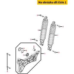 Kymco Federbein hinten MA4554