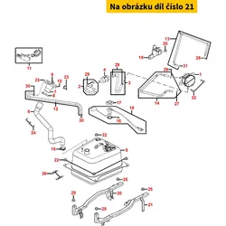Kymco Strebe li. f. Trittbrett MA4627
