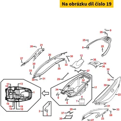 Kymco Hitzeschutz Staufach MA4637