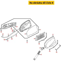 Kymco Schlauch aus Luftfilterkasten MA4643