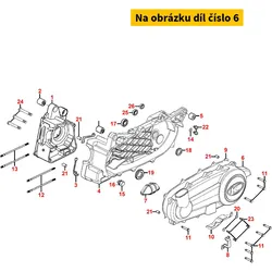 Kymco Variomatikdeckel silber MA4750