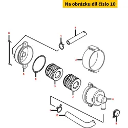 Kymco Schlauch Luftfilter MA4809