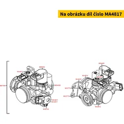 Kymco Drosselklappensensor = MB7541 MA4817
