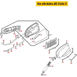 Kymco Deckel f. Luftfiltergehäuse MA4826