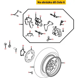 Kymco Bremssattel hi. MA4846