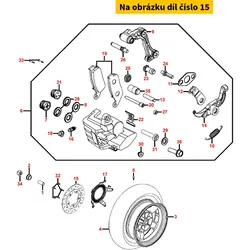 Kymco Bremsscheibe hi. Wave 240mm MA4847