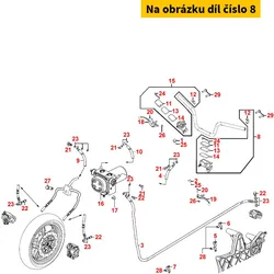 Kymco Hauptbremszylinder hi. MA4848