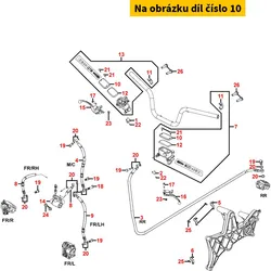 Kymco Deckel f. Hauptbremszylinder o. Dichtung schwarz MA4854
