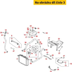 Kymco Einfüllstutzen f.Kühlwasser neu = MC0370 MA4935