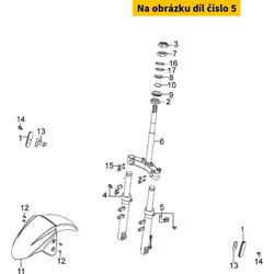 Kymco Gabelholm li. kpl. MA5026