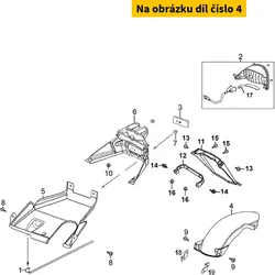 Kymco Radabdeckung hinten MA5029