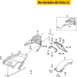 Kymco Kotflügel hinten Unterteil MA5060