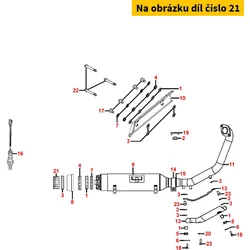 Kymco Schraube G06x025 SK10/S brüniert MA5103