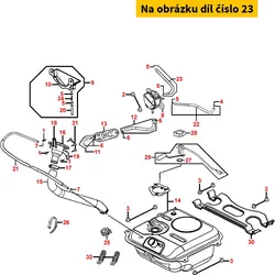 Kymco Benzinschlauch z. Benzinpumpe MA5327