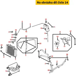 Kymco Verkleidung Kühler MA5343