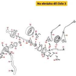 Kymco Gehäuse f. Wasserpumpe MA5346