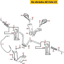 Kymco Spiegel li. MA5494