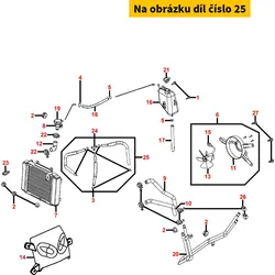 Kymco Kühlwasserschlauch m. Verteilung MA5502