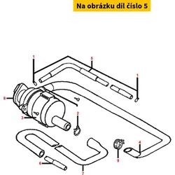 Kymco Unterdruckschlauch f. Sekundärfilter MA5544