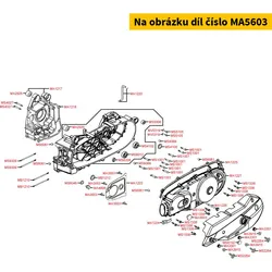 Kymco Verschlussstopfen Variodeckel MA5603
