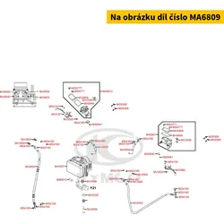 Kymco Deckel f. Hauptbremszylinder MA6809